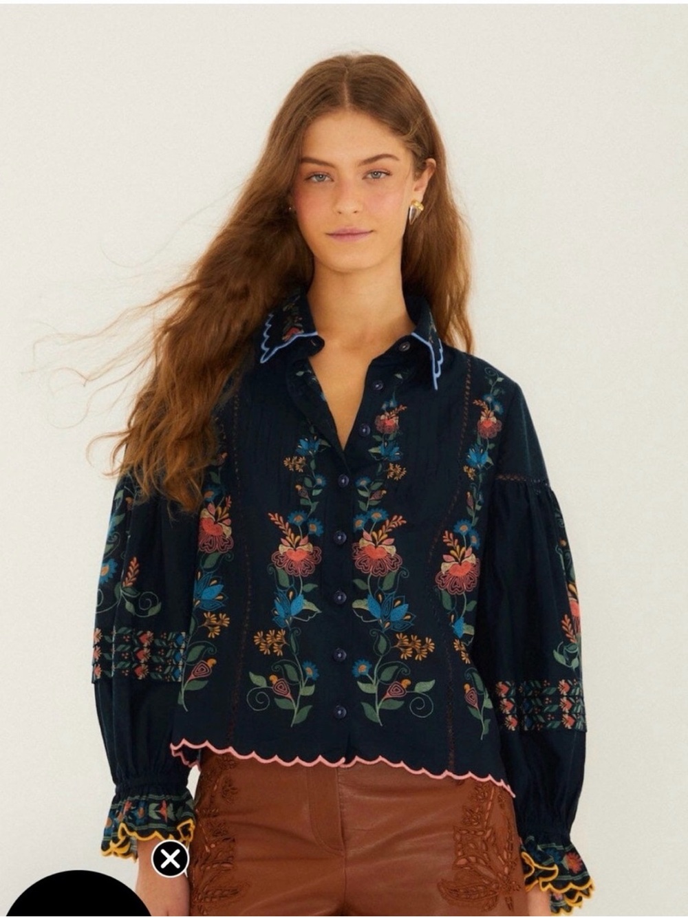 Farm Rio Blouse New with Tag